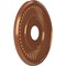 Ekena Millwork Berkshire PVC Ceiling Medallion (Fits Canopies up to 7"), Bright Coat Copper, 16"OD x 3 1/2"ID x 1"P CMP16BEBCO - alternate 4